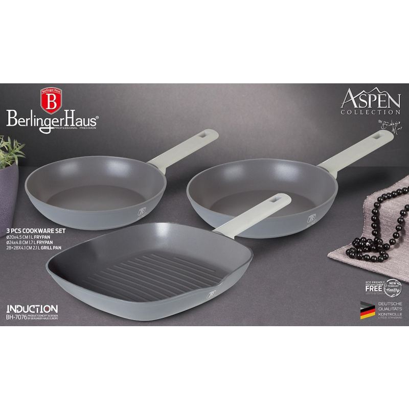 ZESTAW PATELNI TYTANOWYCH BERLINGER HAUS BH-7076 ASPEN - obrazek 3