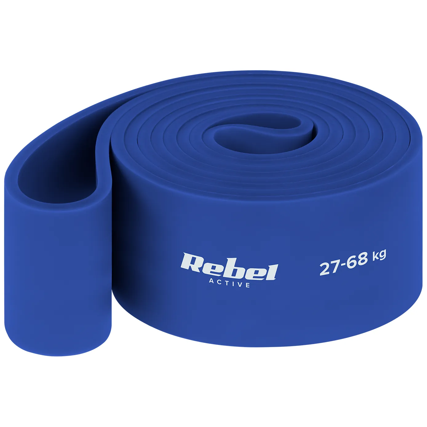 Guma do ćwiczeń TPE - Power Band PT-6, niebieska 27-68 kg REBEL ACTIVE - obrazek 2