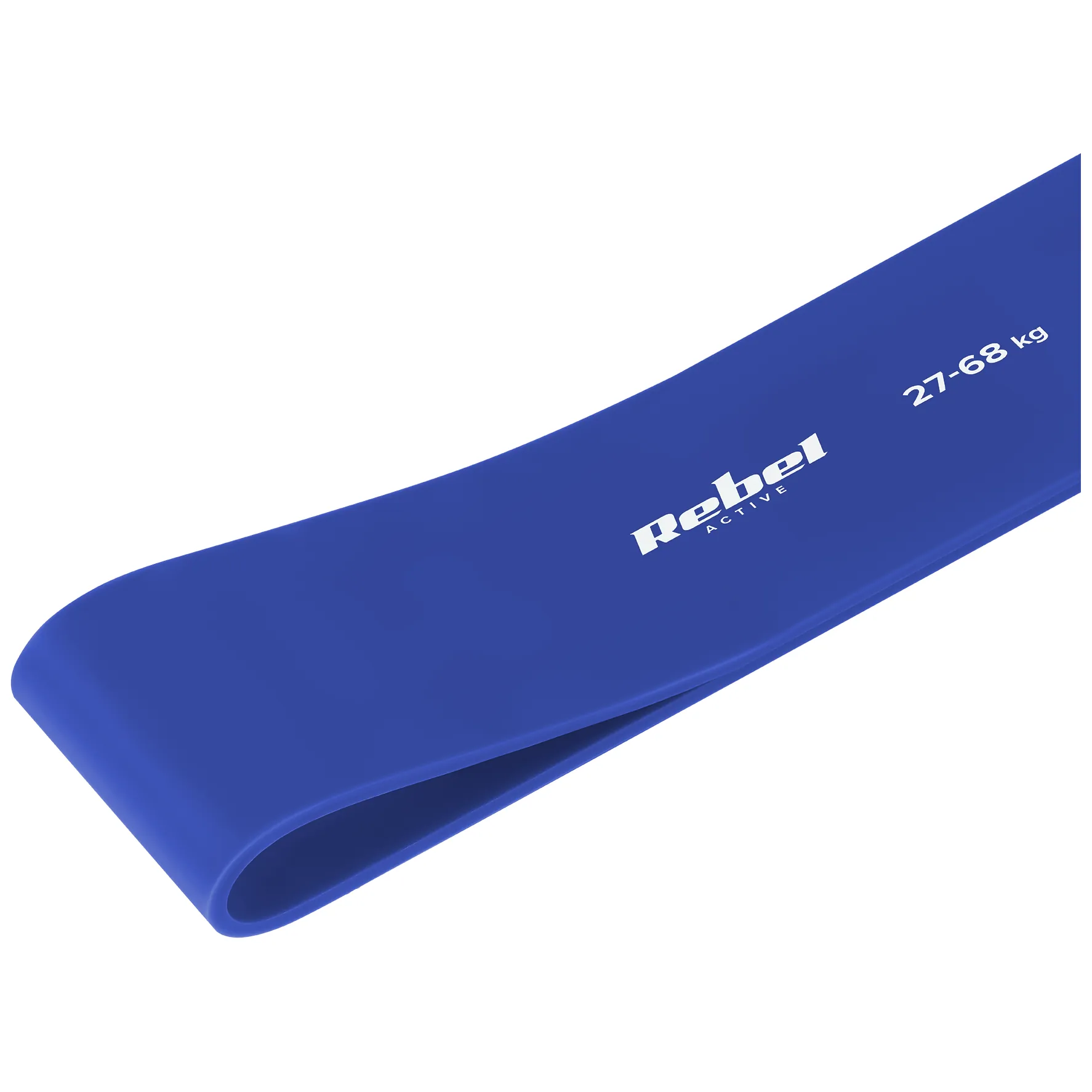 Guma do ćwiczeń TPE - Power Band PT-6, niebieska 27-68 kg REBEL ACTIVE - obrazek 3