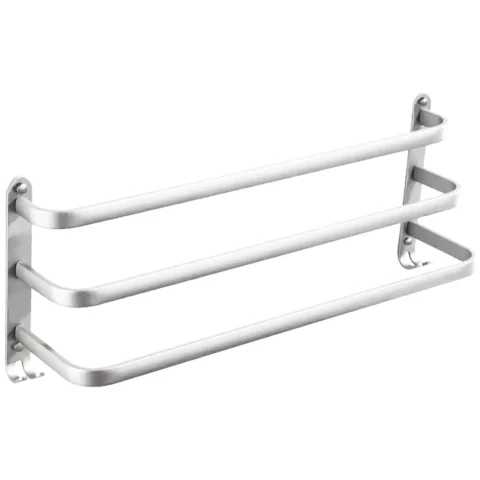 AG988C Wieszak ścienny 50cm srebrny