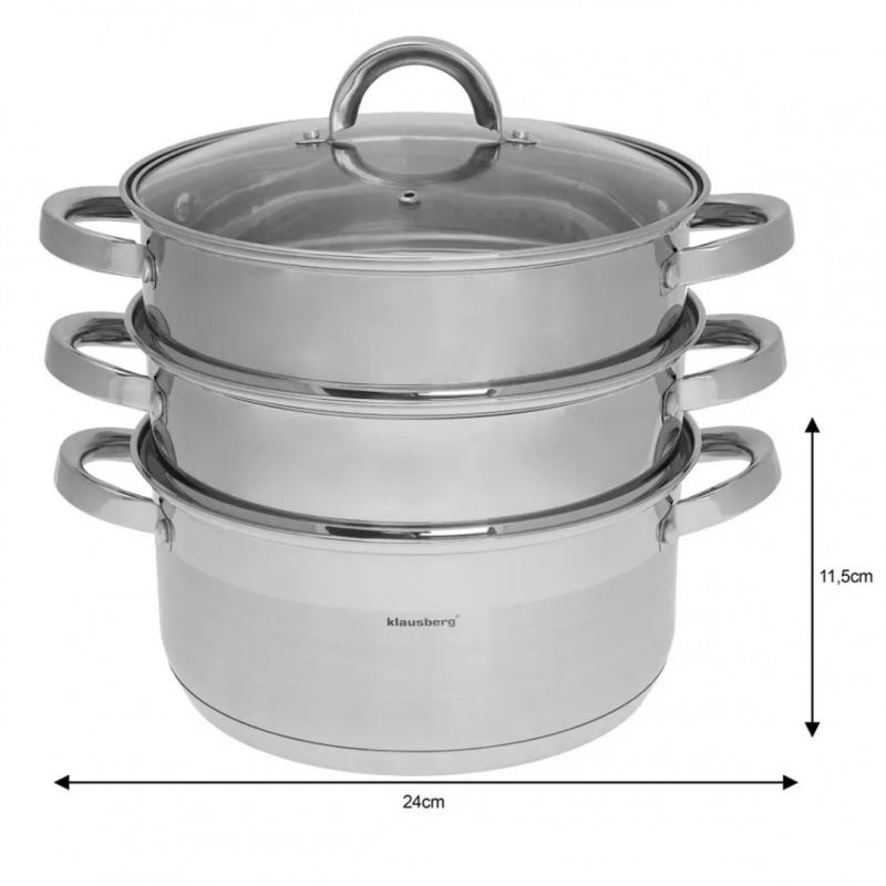 GARNEK NA PARĘ KLAUSBERG 4 ELEM. 24cm KB-7145 - obrazek 4