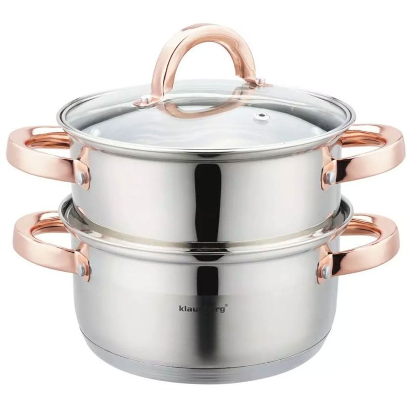 GARNEK NA PARĘ KLAUSBERG 3 ELEM. 18cm KB-7725 ROSE GOLD - obrazek 3