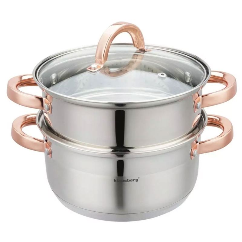 GARNEK NA PARĘ KLAUSBERG 3 ELEM. 20cm KB-7728 ROSE GOLD - obrazek 3