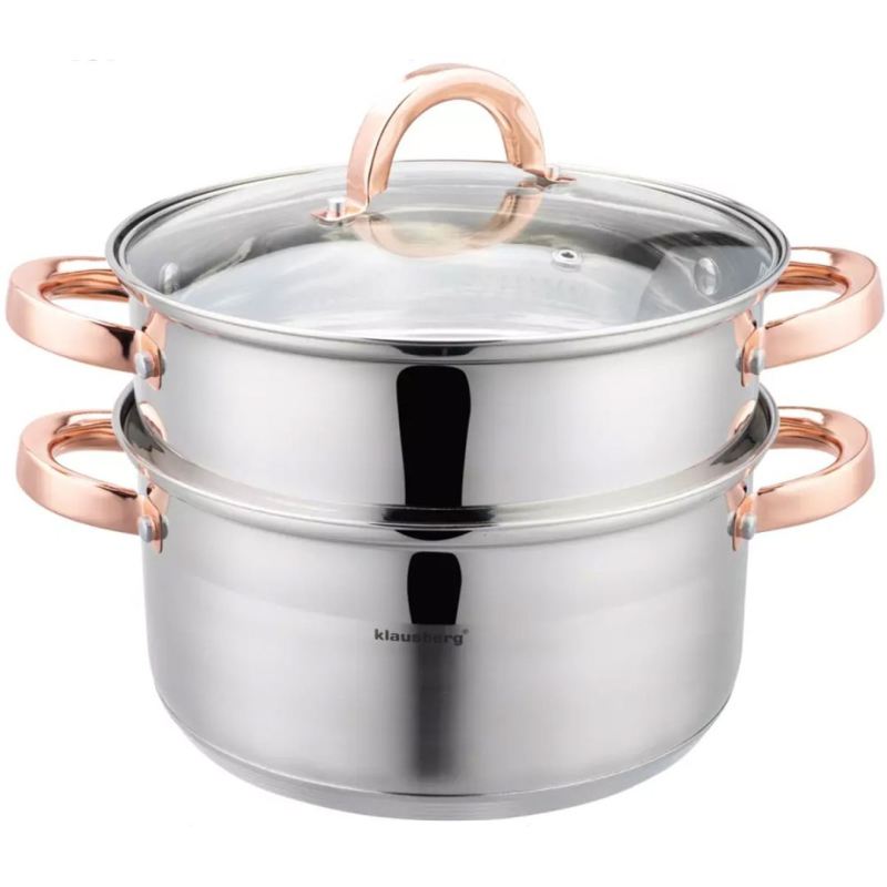 GARNEK NA PARĘ KLAUSBERG 3 ELEM. 22cm KB-7731 ROSE GOLD - obrazek 3