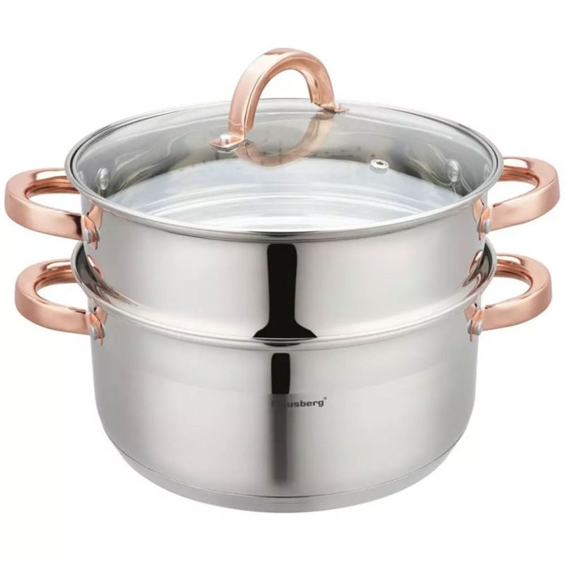 GARNEK NA PARĘ KLAUSBERG 3 ELEM. 24cm KB-7734 ROSE GOLD - obrazek 3