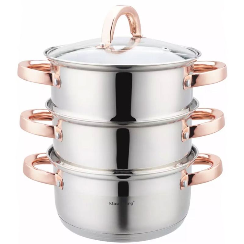 GARNEK NA PARĘ KLAUSBERG 4 ELEM. 18cm KB-7726 ROSE GOLD - obrazek 3