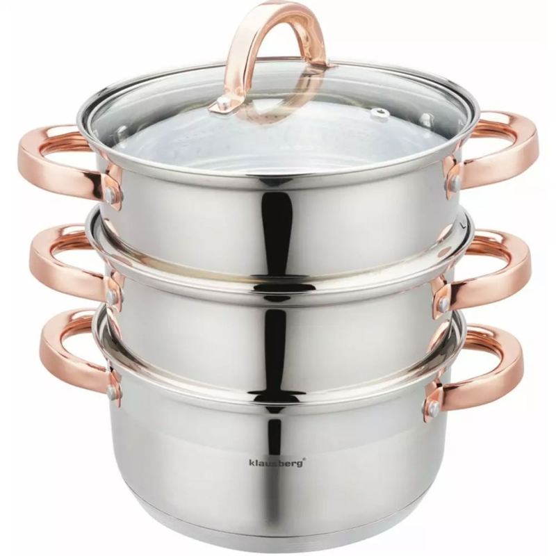 GARNEK NA PARĘ KLAUSBERG 4 ELEM. 20cm KB-7729 ROSE GOLD - obrazek 3