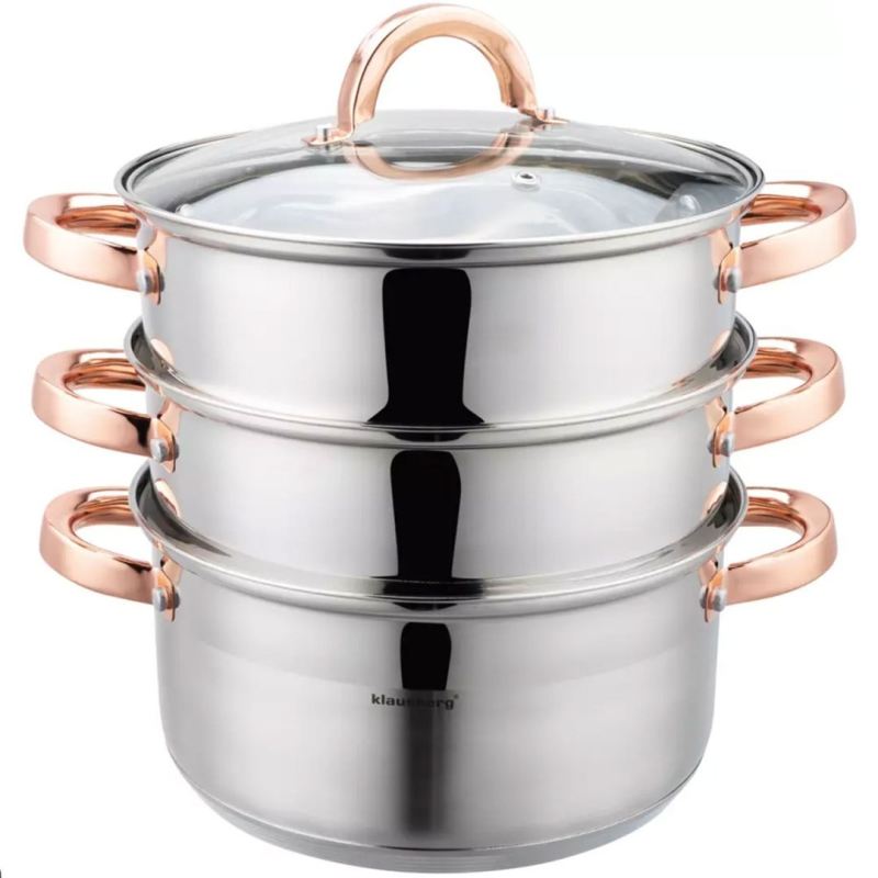 GARNEK NA PARĘ KLAUSBERG 4 ELEM. 24cm KB-7735 ROSE GOLD - obrazek 3