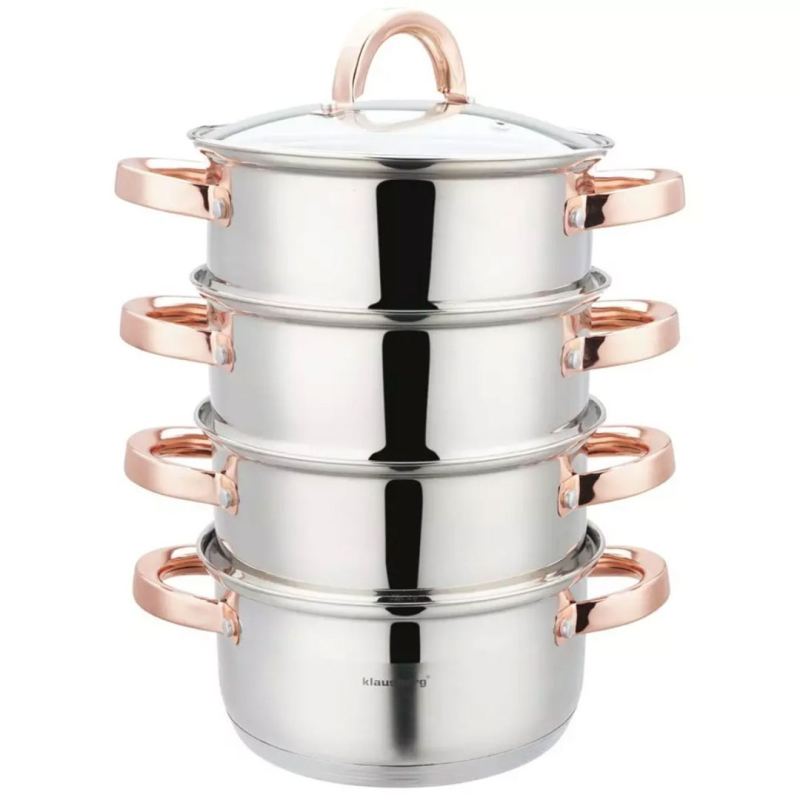 GARNEK NA PARĘ KLAUSBERG 5 ELEM. 18cm KB-7727 ROSE GOLD - obrazek 3
