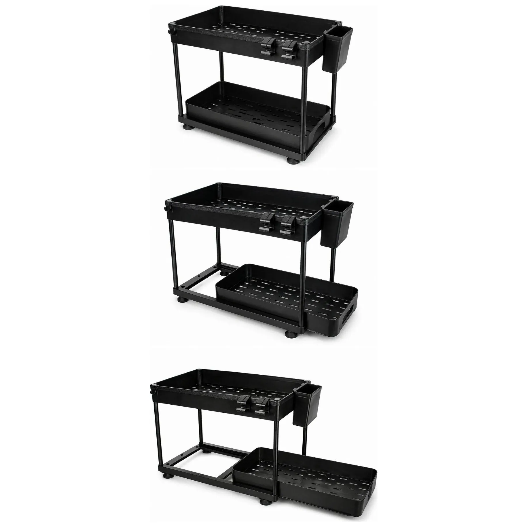 DA675 Organizer pod zlew czarny - obrazek 6