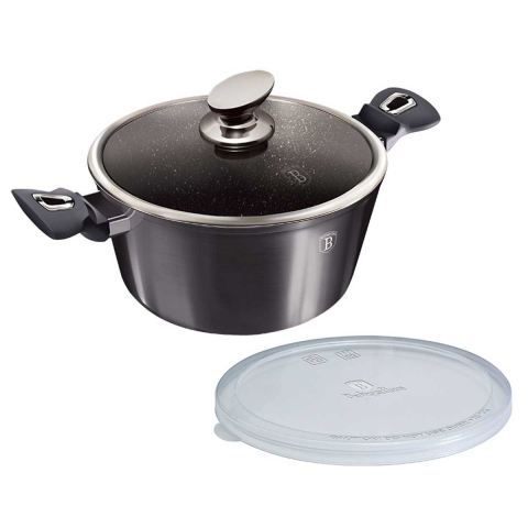 GARNEK GRANITOWY 24cm BERLINGERHAUS BH-6893 CARBON PRO