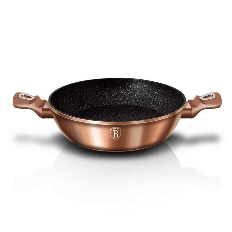 GARNEK GRANITOWY 28cm BERLINGER HAUS BH-1519 ROSE GOLD - obrazek 2