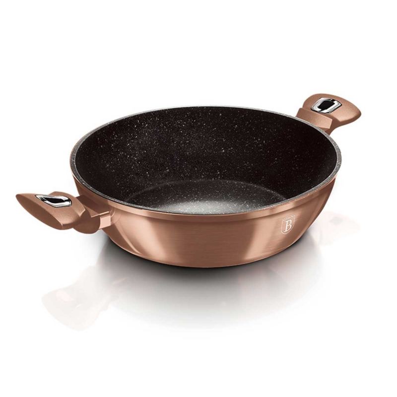 GARNEK GRANITOWY 28cm BERLINGER HAUS BH-1519 ROSE GOLD - obrazek 4