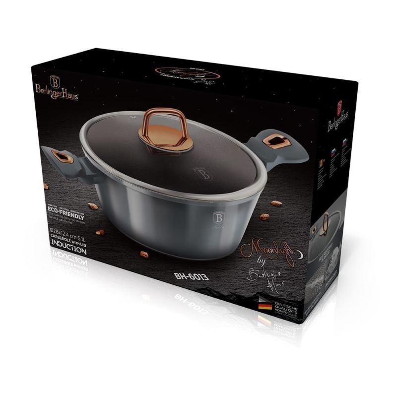 GARNEK GRANITOWY 28cm BERLINGER HAUS BH-6013 MOONLIGHT - obrazek 5