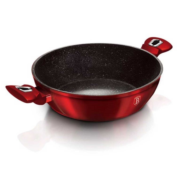 GARNEK GRANITOWY 28cm BERLINGER HAUS RED METALLIC LINE BH-1263 - obrazek 7