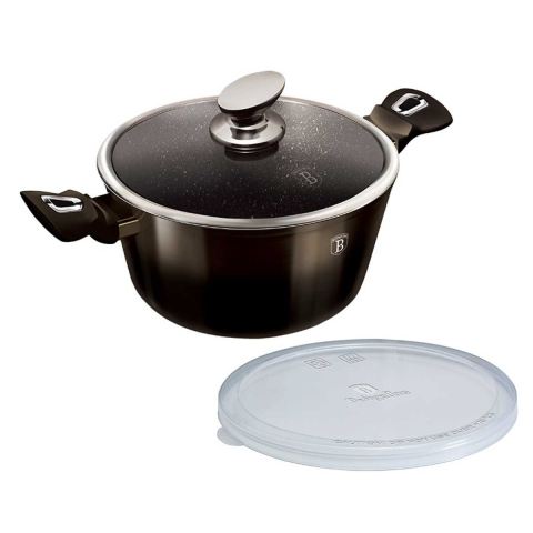 GARNEK GRANITOWY 28cm BERLINGERHAUS BH-6606 SHINY BLACK