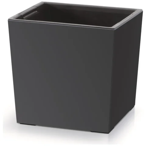 Doniczka URBI SQUARE LOW DURS300L - antracytowy