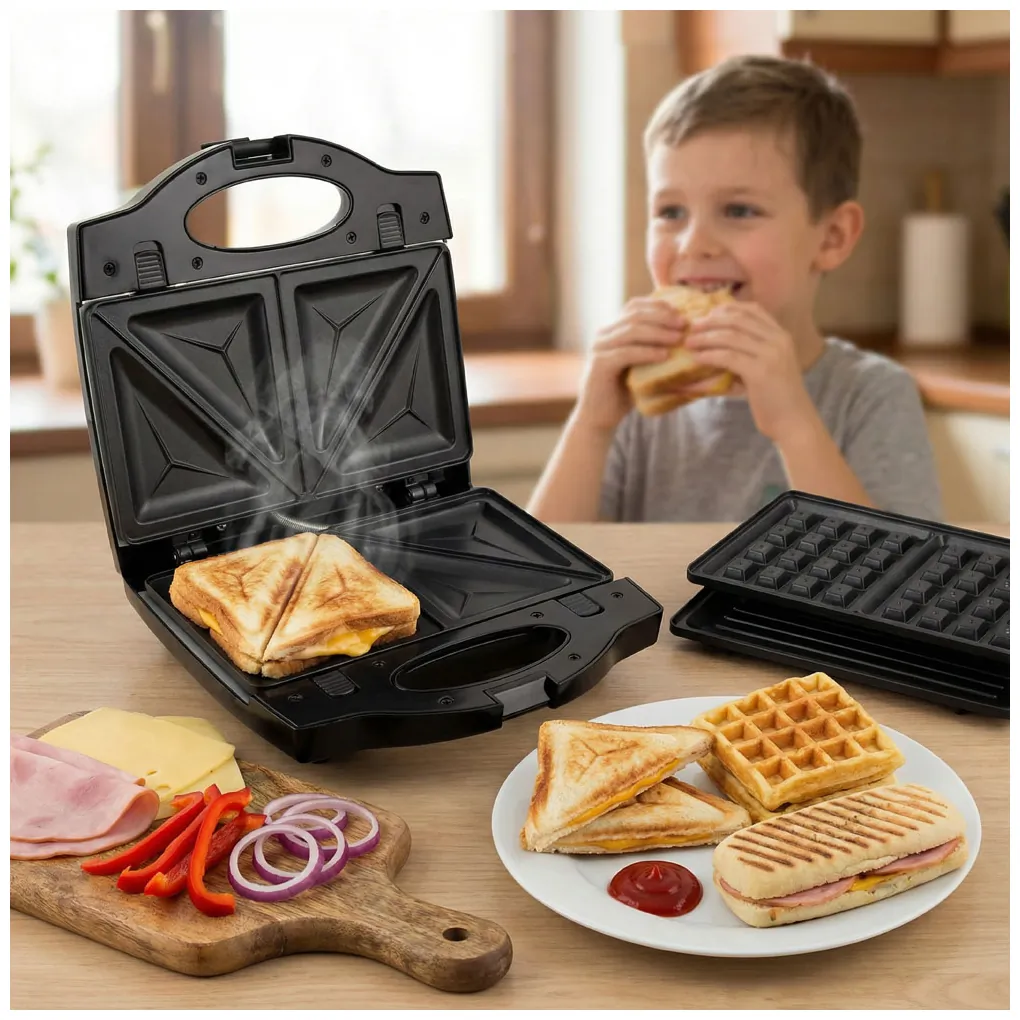 EKT005 Esperanza opiekacz uniwersalny 3w1 muffuletta 700w - obrazek 10