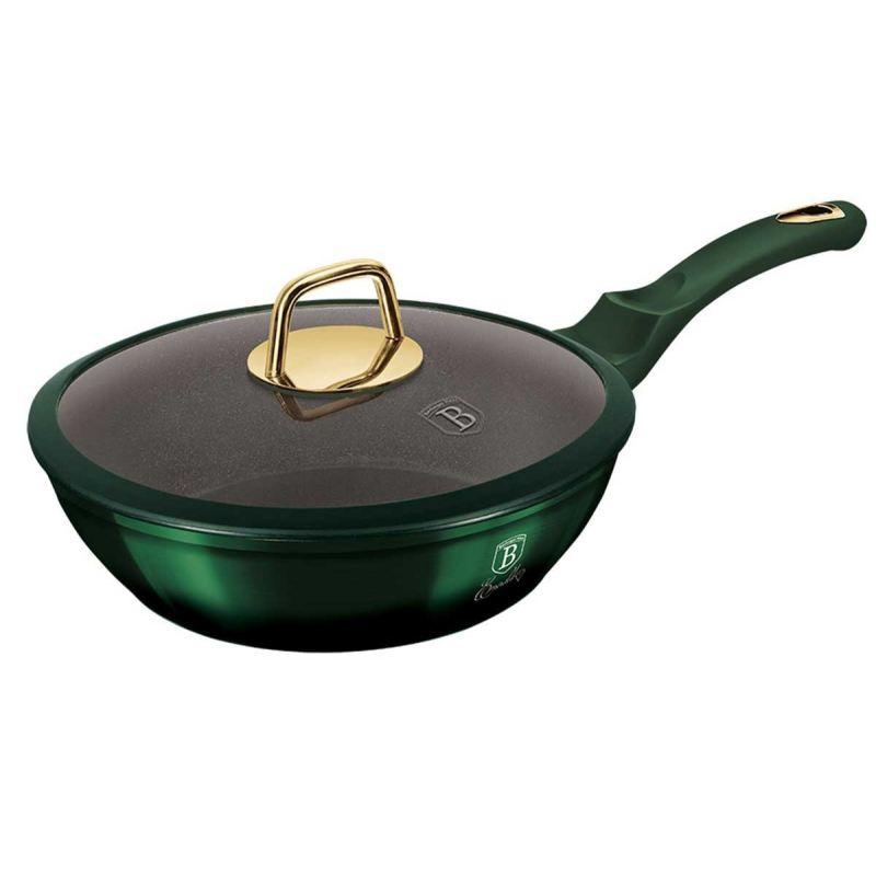 PATELNIA TYTANOWA BERLINGER HAUS 24cm BH-6049 EMERALD - obrazek 4