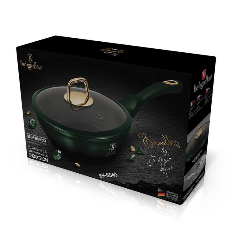 PATELNIA TYTANOWA BERLINGER HAUS 24cm BH-6049 EMERALD - obrazek 7