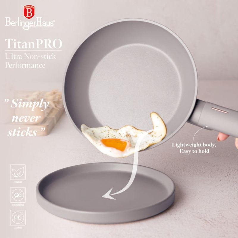 PATELNIA TYTANOWA 20cm BERLINGER HAUS BH-8082 TAUPE - obrazek 5