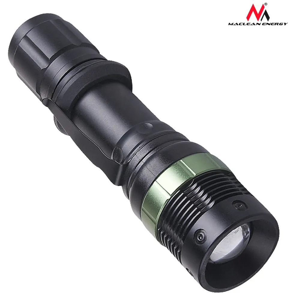 Latarka LED Maclean, Rowerowa, Ładowarka zestaw, Cree 200 lumen, MCE175 - obrazek 6