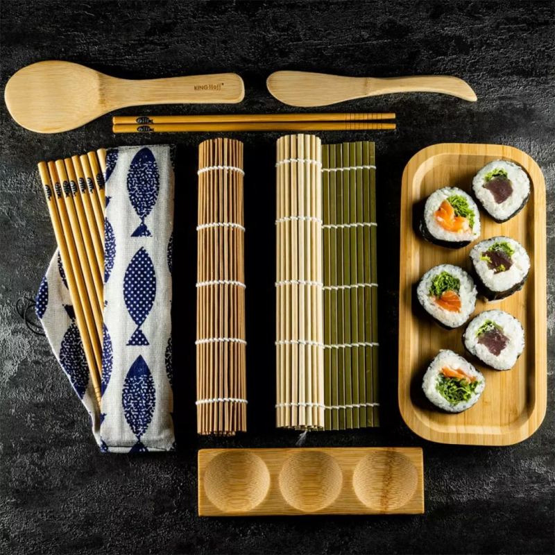 ZESTAW DO ROBIENIA I PODAWANIA SUSHI KINGHOFF KH-1704 - obrazek 2
