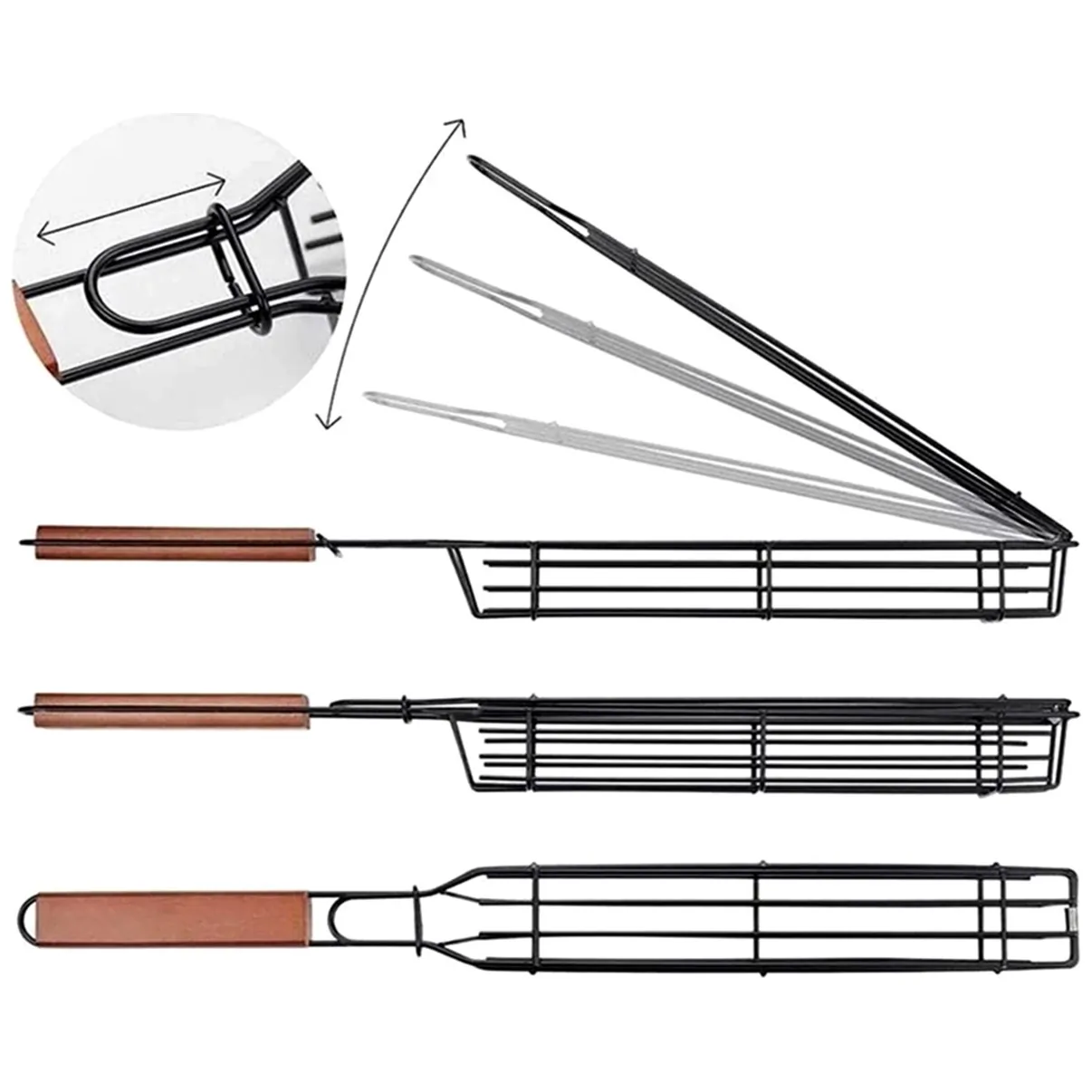 AG666F Koszyk do grillowania 49cm - obrazek 3