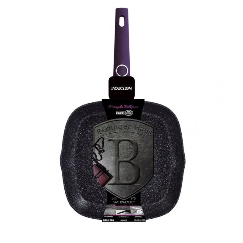 PATELNIA GRILLOWA TYTANOWA BERLINGER HAUS BH-6634 PURPLE - obrazek 4