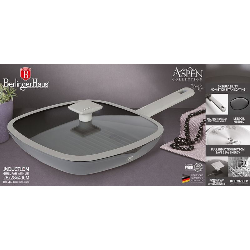 PATELNIA GRILLOWA TYTANOWA BERLINGER HAUS BH-7073 ASPEN - obrazek 4