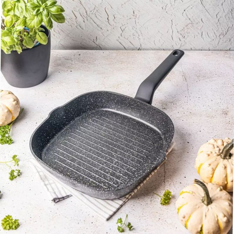 PATELNIA GRILLOWA MARMURKOWA KLAUSBERG 24cm KB-7661 - obrazek 3