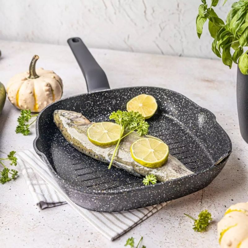 PATELNIA GRILLOWA MARMURKOWA KLAUSBERG 24cm KB-7661 - obrazek 6