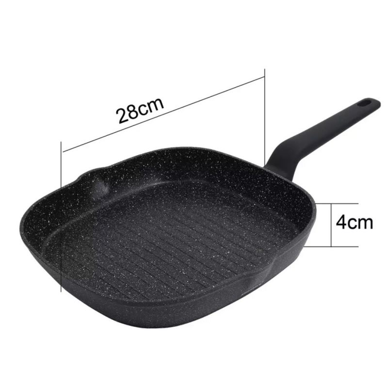 PATELNIA GRILLOWA MARMURKOWA KLAUSBERG 28cm KB-7662 - obrazek 7
