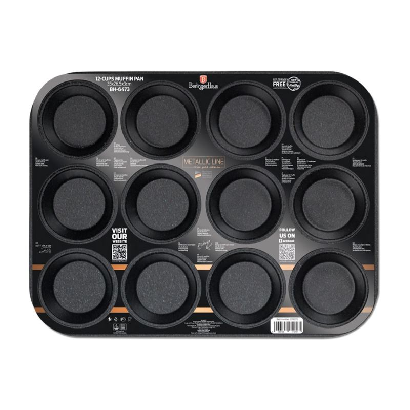 FORMA DO PIECZENIA 12 MUFFINEK BERLINGER HAUS BH-6473 - obrazek 3