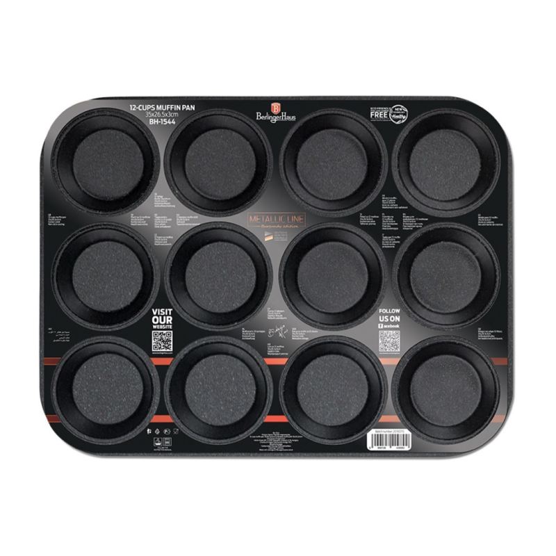 FORMA DO PIECZENIA 12 MUFFINEK BERLINGER HAUS BH-1544 - obrazek 3