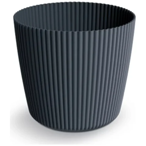 Doniczka Milly Round -antracyt DMI130-S433 śr. 129 mm