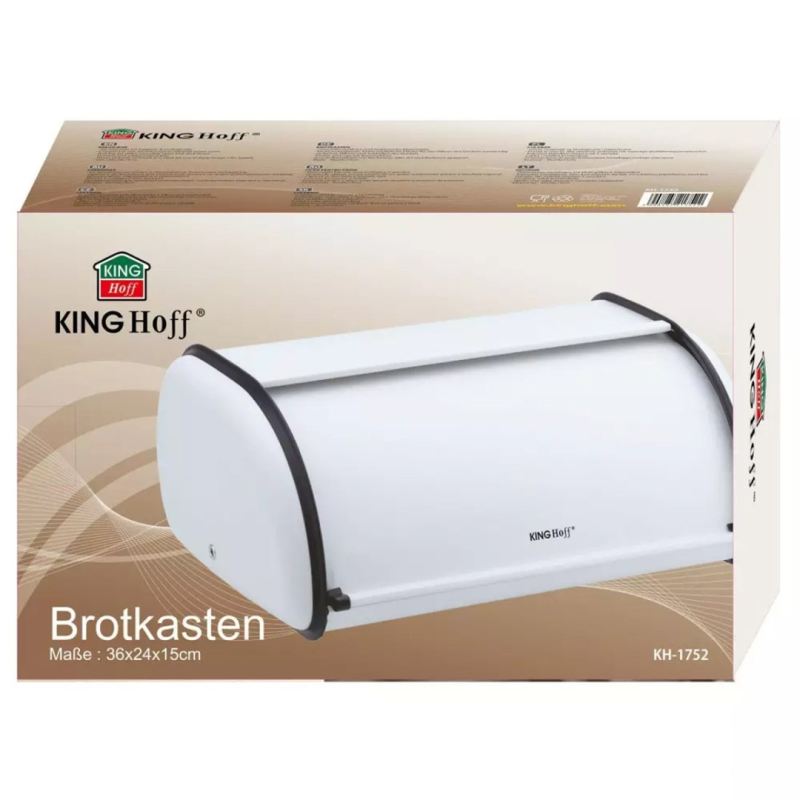 CHLEBAK STALOWY KINGHOFF KH-1752 BIAŁY - obrazek 3