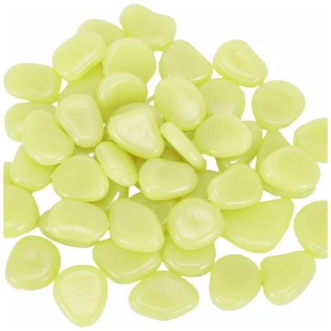 AG653D Kamienie świecące fluor żółte małe