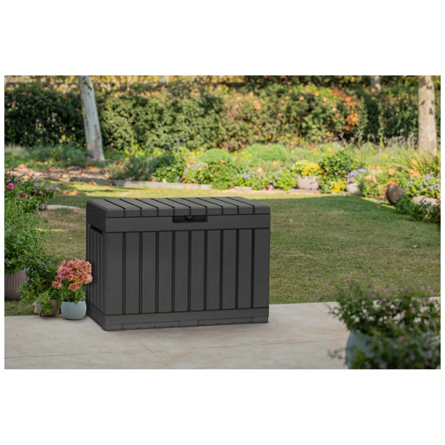 Skrzynia ogrodowa Kentwood 190L graphite - obrazek 2