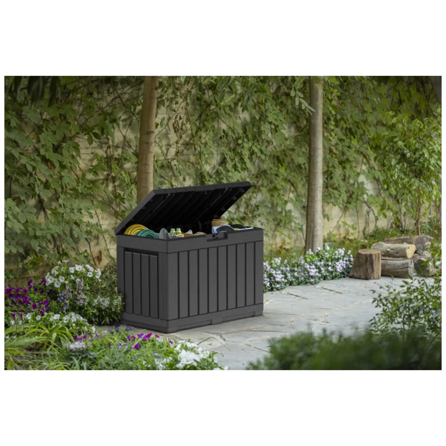 Skrzynia ogrodowa Kentwood 190L graphite - obrazek 3