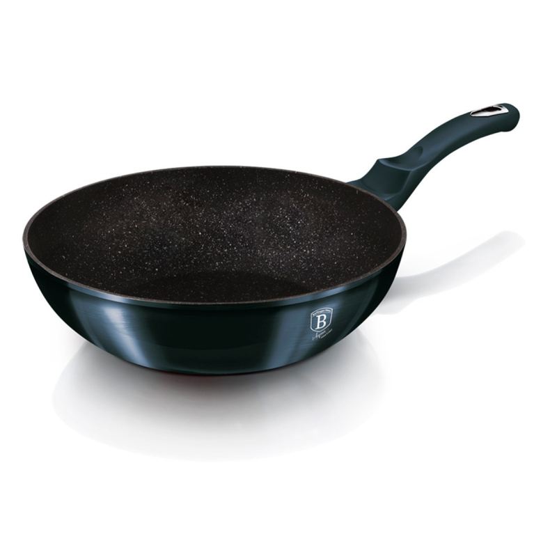 WOK GRANITOWY 30cm BERLINGER HAUS BH-6114 AQUAMARINE - obrazek 2