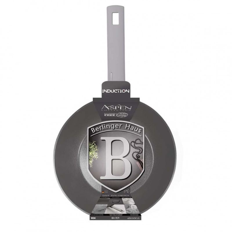 WOK TYTANOWY 28cm BERLINGER HAUS BH-7071 ASPEN - obrazek 3