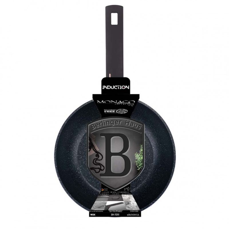 WOK TYTANOWY 28cm BERLINGER HAUS BH-7091 MONACO - obrazek 4
