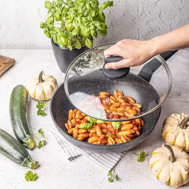 WOK MARMURKOWY Z POKRYWĄ KLAUSBERG 28cm KB-7668 - obrazek 2