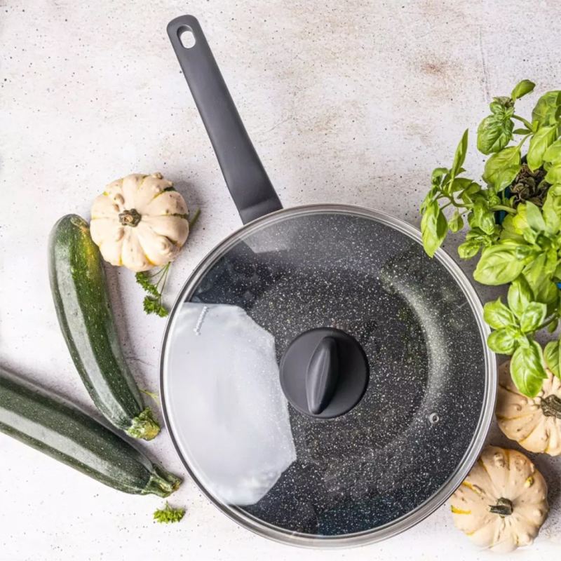 WOK MARMURKOWY Z POKRYWĄ KLAUSBERG 28cm KB-7668 - obrazek 3