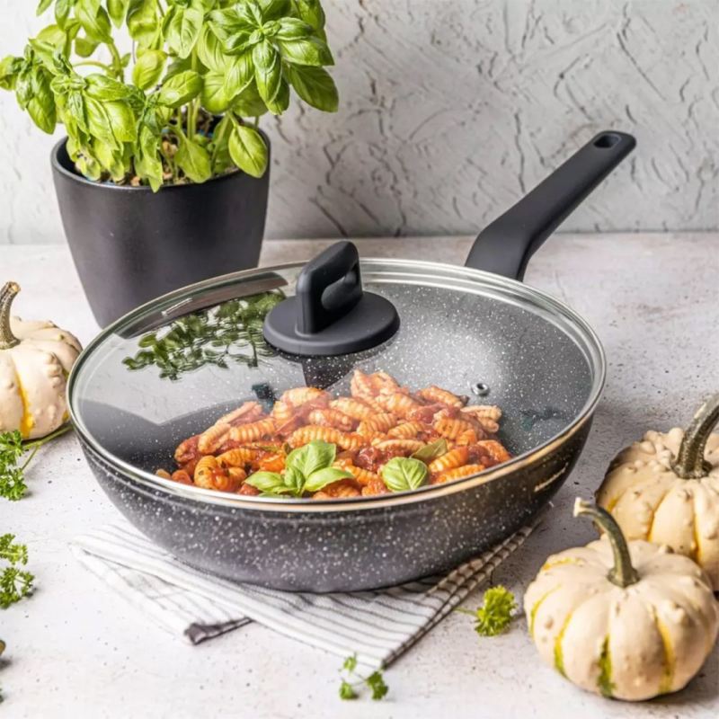 WOK MARMURKOWY Z POKRYWĄ KLAUSBERG 28cm KB-7668 - obrazek 5