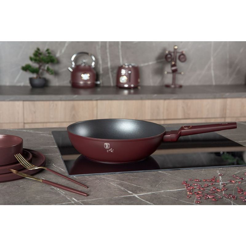 WOK TYTANOWY 28cm BERLINGER HAUS BH-8033 LEONARDO - obrazek 5
