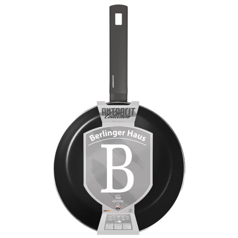 WOK PATELNIA FLIP TYTANOWA 26cm BERLINGER HAUS BH-8119 ANTRACIT - obrazek 7