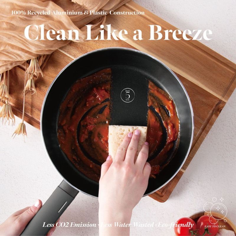 WOK PATELNIA FLIP TYTANOWA 26cm BERLINGER HAUS BH-8119 ANTRACIT - obrazek 8