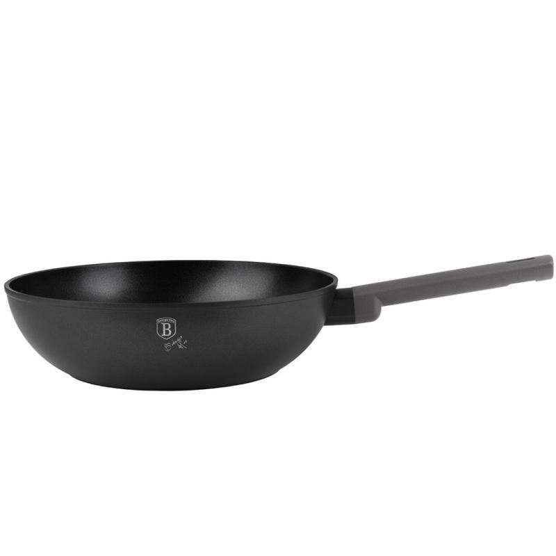 WOK TYTANOWY 28cm BERLINGER HAUS BH-8123 ANTRACIT - obrazek 5